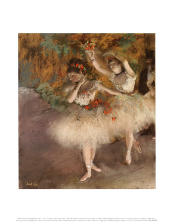 Two Dancers Entering the Stage Degas